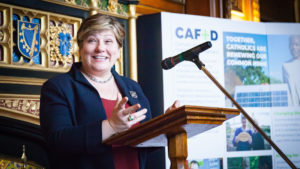 Emily Thornberry speaking at MPC event