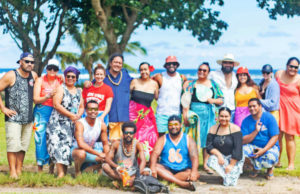 Pacific Climate Warriors at a retreat in Samoa 