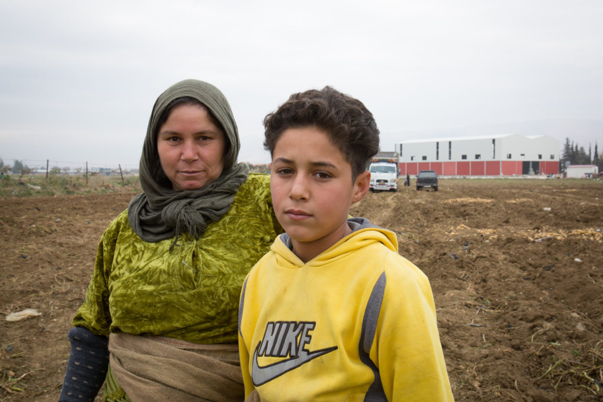 Eight year old Karim, a Syrian refugee.