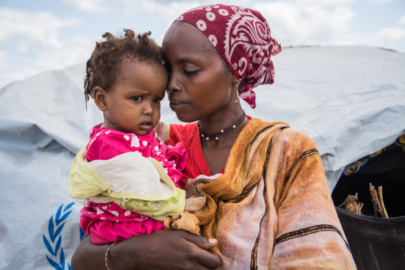 Amina and her baby - CAFOD Blog