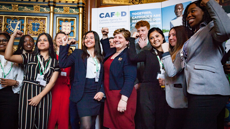 Emily Thornberry, MP and  the MPC's at the CAFOD MP Correspondent Annual Parliamentary Reception