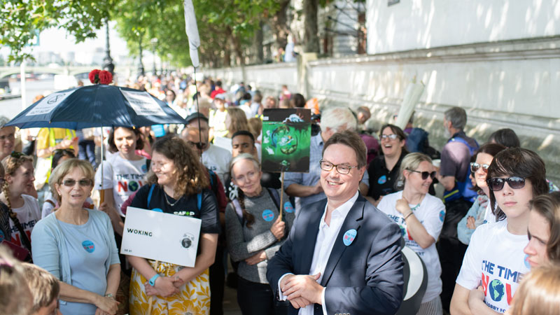 CAFOD supporters meet Jonathan Lord MP in London