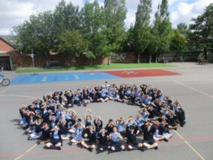 Our Lady of Lourdes Primary school taking part in our Zero Hero campaign