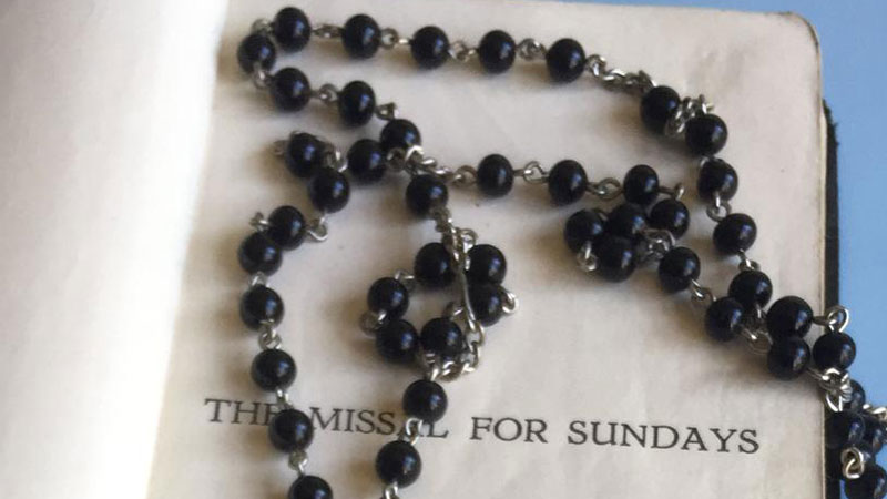 Fred Payne's Rosary and Missal