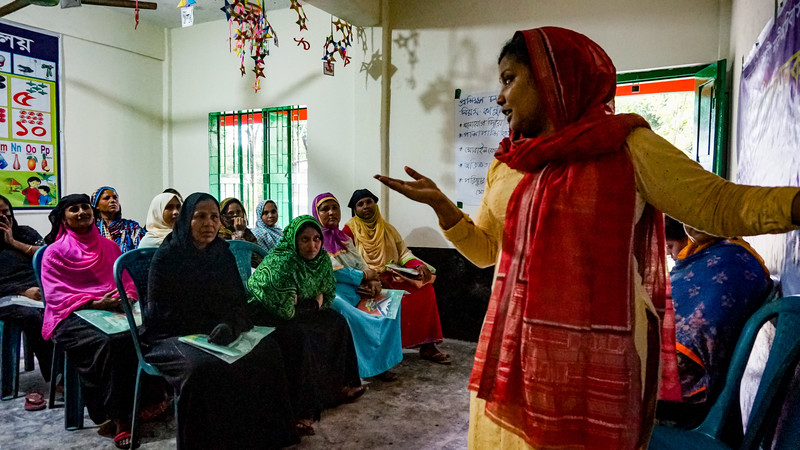 Potential migrants learn about safe pathways to migration.