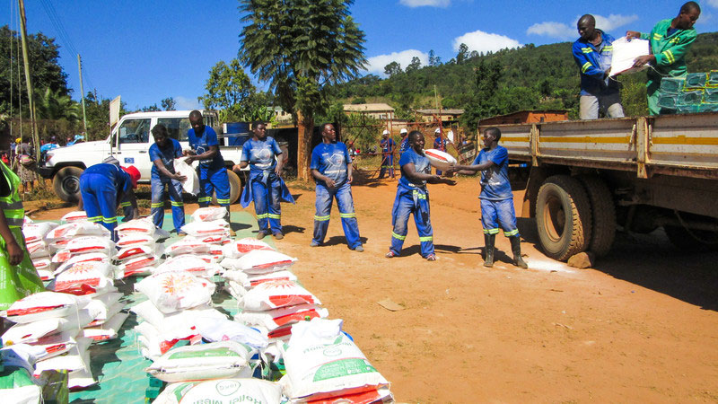 Zimbabwe Cyclone Idai response DEC distribution