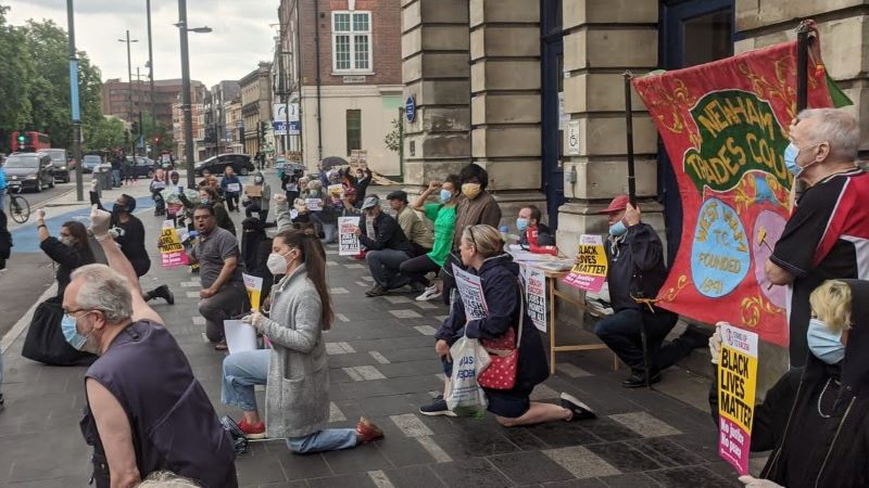 Newham residents protest