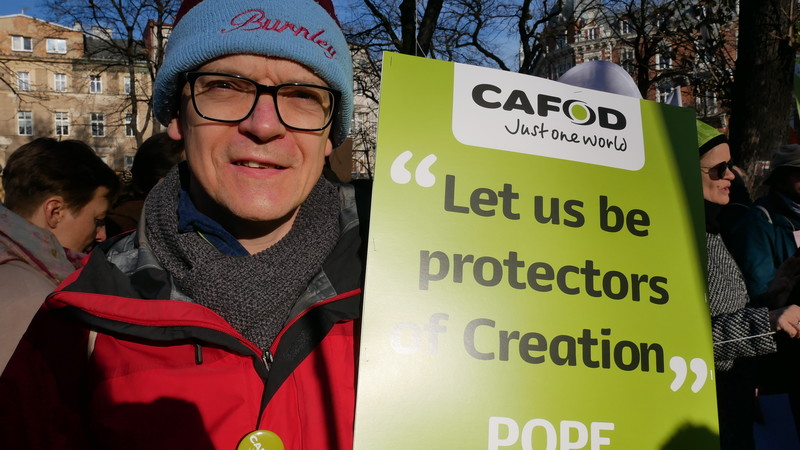 Dominic Aunger, a CAFOD campaigner