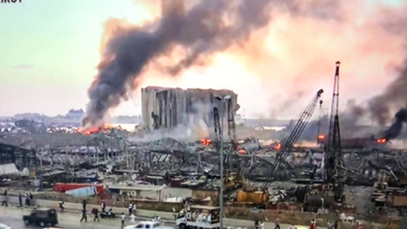 Aftermath of the Beirut explosion