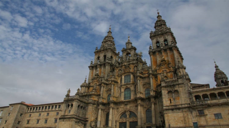 The cathedral of Santiago de Compostela