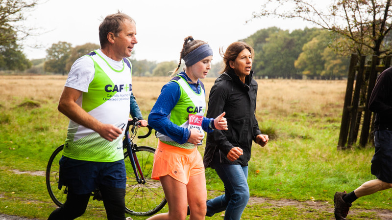 Supporters running for CAFOD