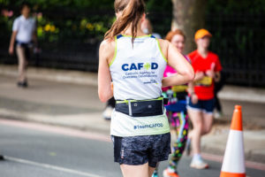 Runner in London Landmarks Half Marathon
