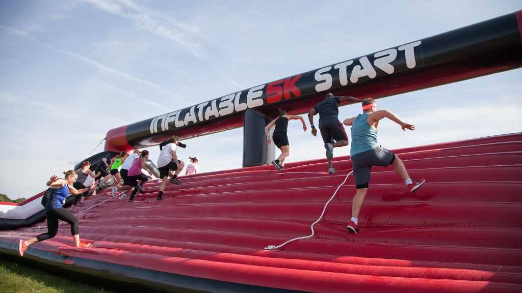 Inflatable 5km race