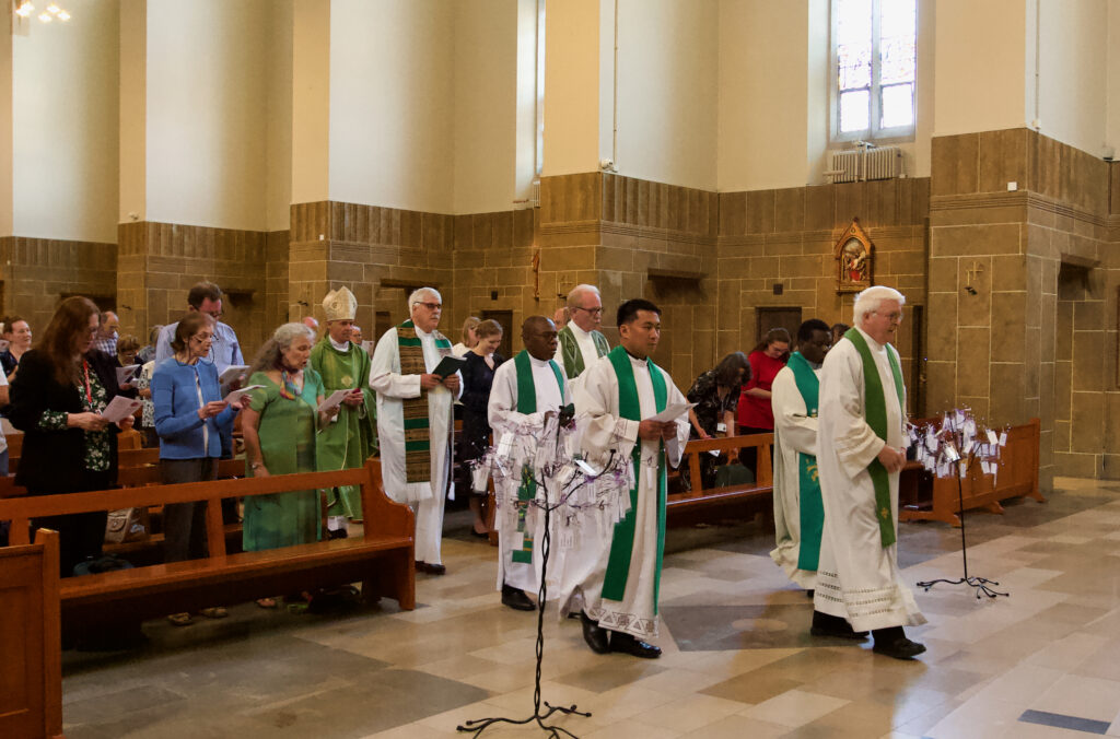 Procession at Your Catholic Legacy thanksgiving Mass