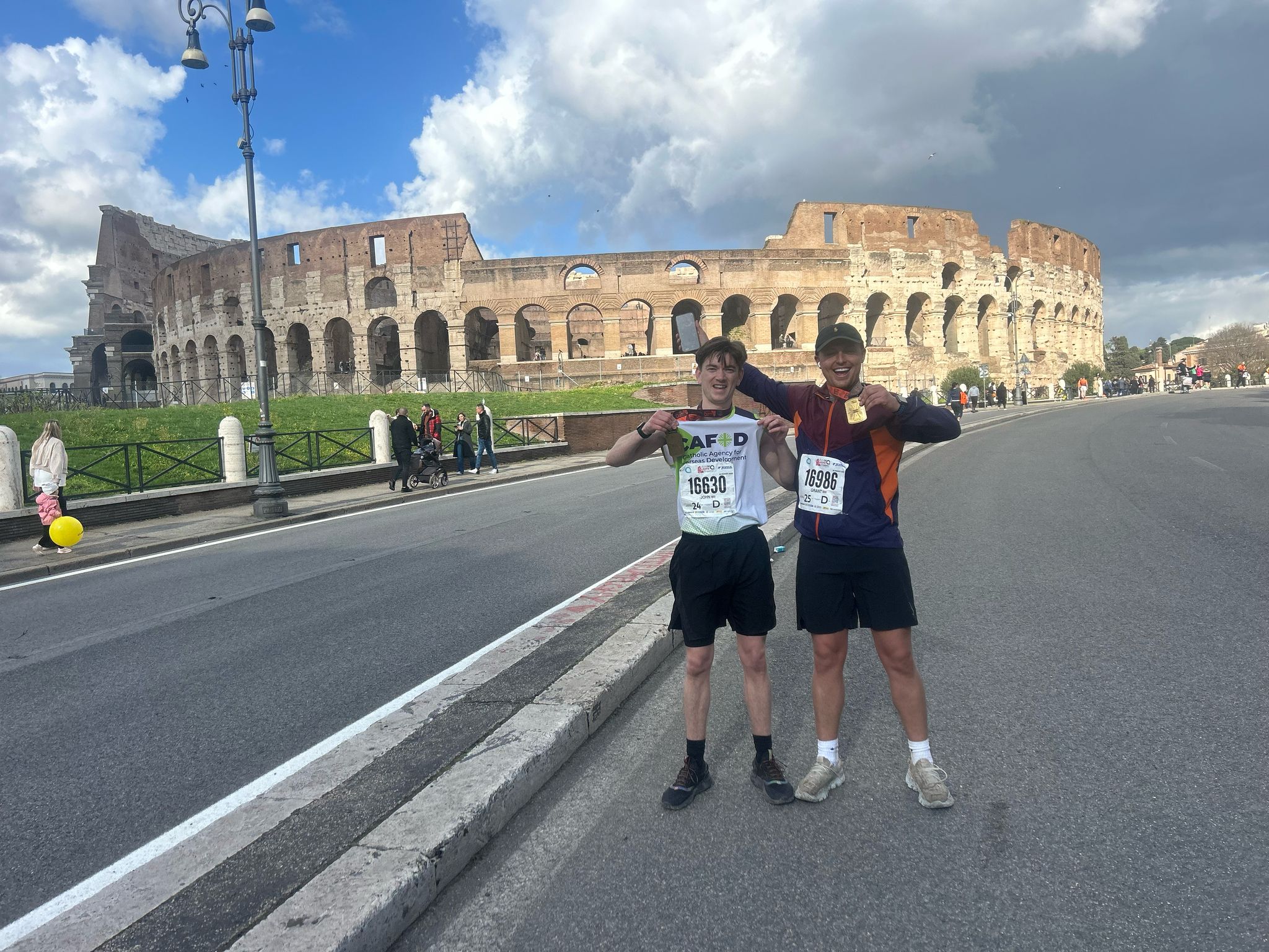 TeamCAFOD runners take on Rome and London